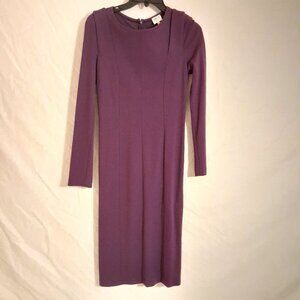 Armani Collezioni Size 2 Purple Long sleeve dress